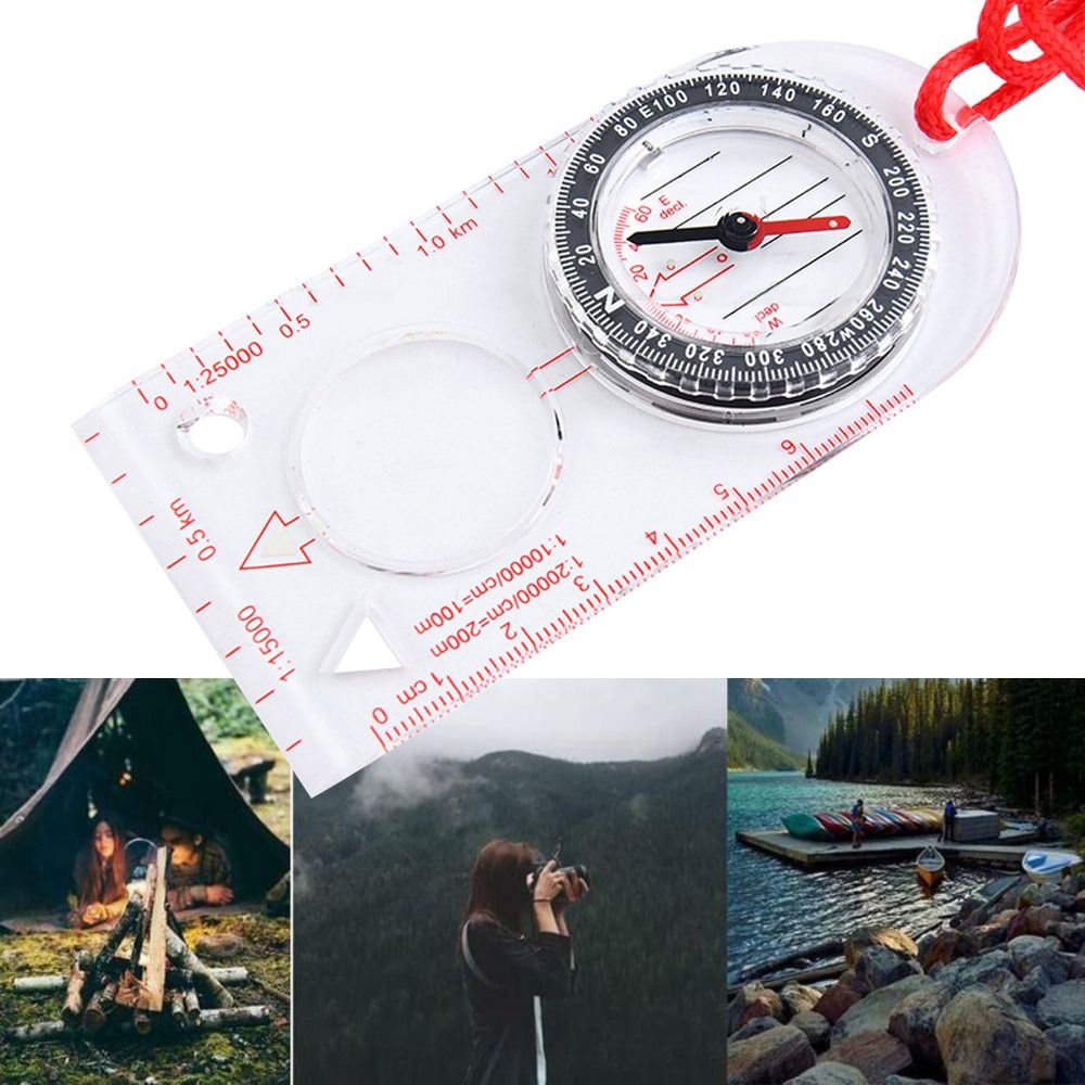 オリエンテーリング ベースプレート コンパス ハイキング キ - Compass Lensatic のレビューと価格