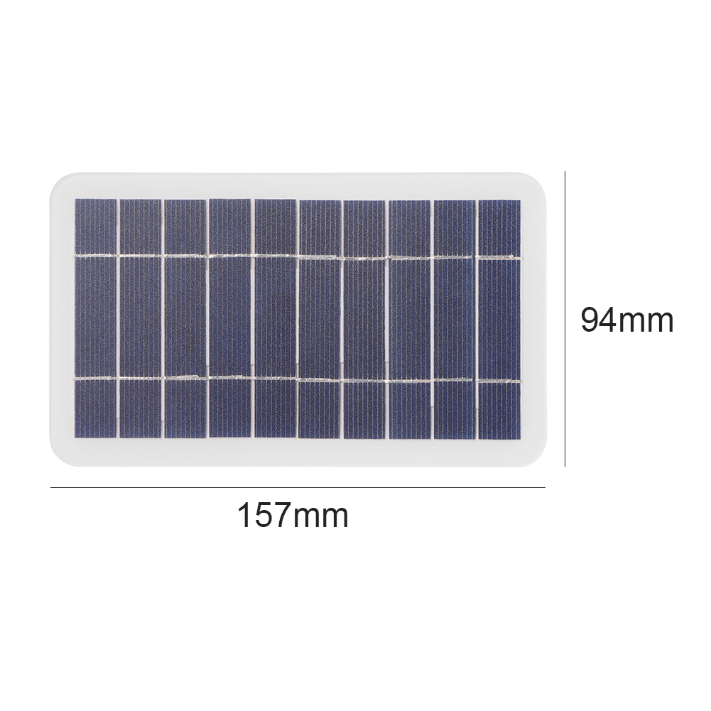 5V 5W ソーラーパネル充電器、USBインターフェース付き - Solar Emergency Charger のレビューと価格