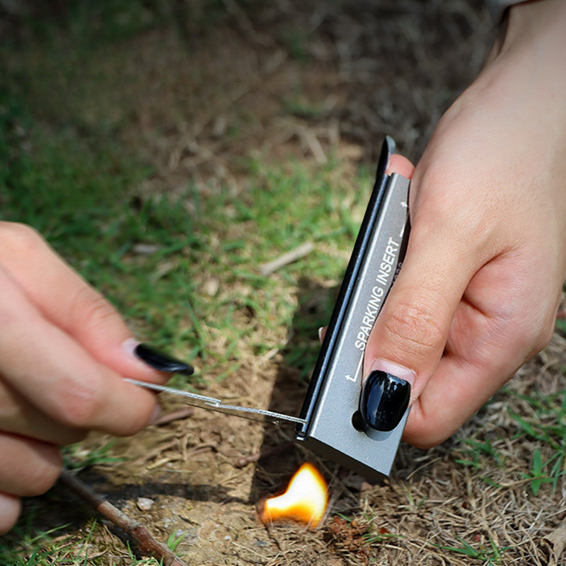 屋外サバイバルマグネシウムブロックフリント点火アメリカンスタ - Magnesium Fire Starter のレビューと価格