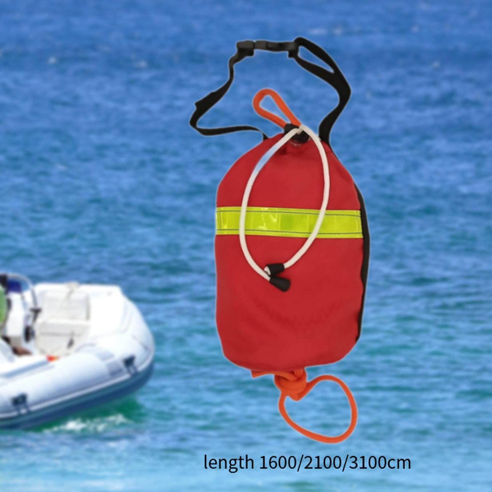 浮力のある投げロープ、緊急救助用ロープ、高強度投げ袋。屋外で - Rescue Rope Throw のレビューと価格