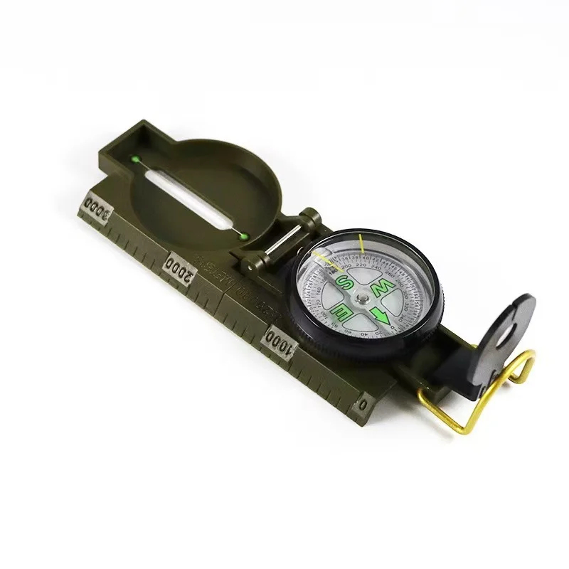 携帯用多機能レンズ式コンパス（蓄光）、ハイキング、キャンプ、 - Compass Lensatic のレビューと価格
