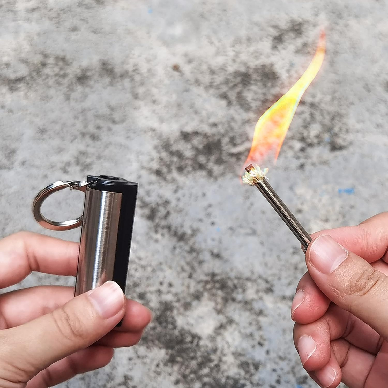 1-5 パックマグネシウムフリントセット、屋外サバイバル用防 - Magnesium Fire Starter のレビューと価格